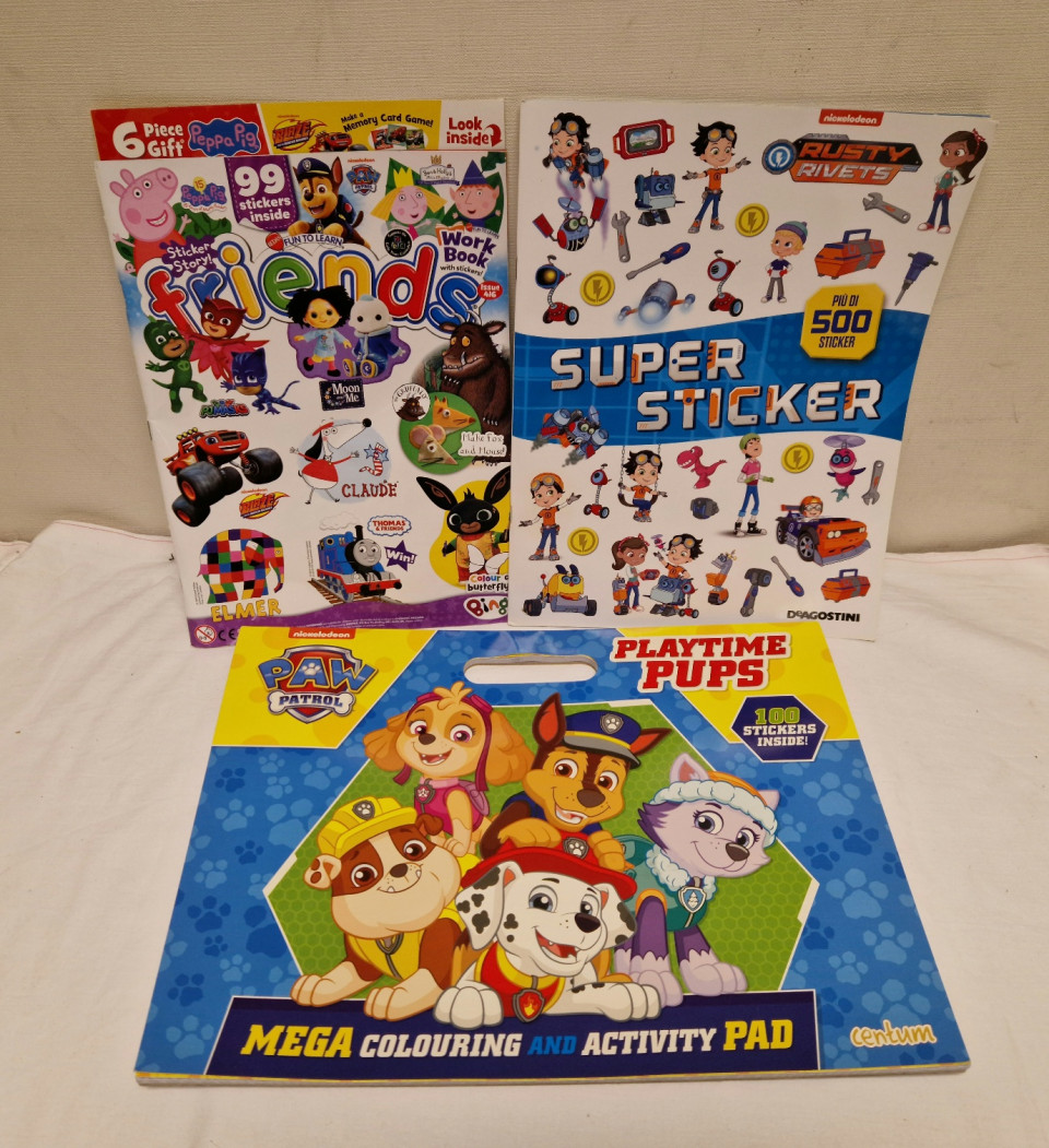 Sticker, Colouring & Reading Books-image not found