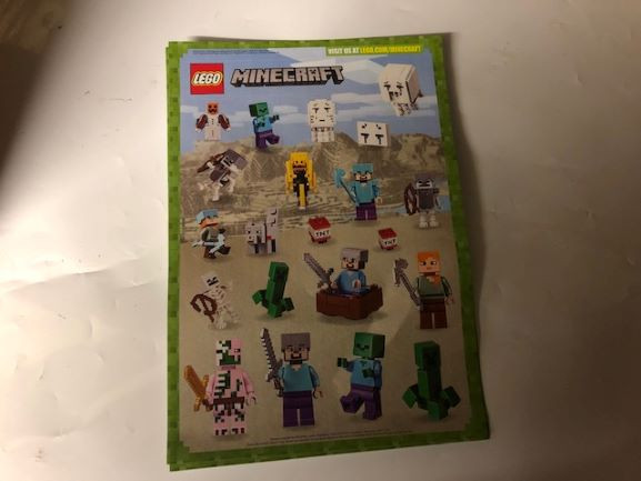 Minecraft Sticker Sheet-image not found
