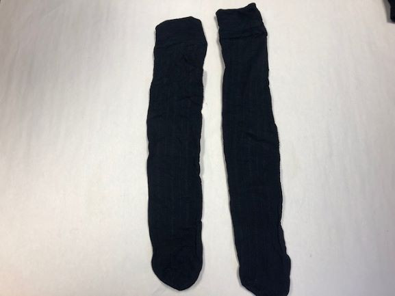 Ladies Black Pop Socks-image not found