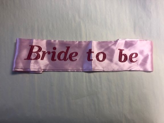 Bride to be Sash-image not found