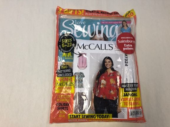 Sewing Magazine with Gift-image not found